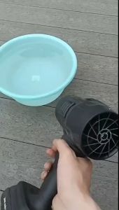 HOMEAPPLIANCESOLUTIONS Mini portable rechargeable turbo jet fan high power violence 130000 turbomotor fan Home high speed supercharged hurricane dust blower Electric blower Industrial hair dryer Portable handheld fan