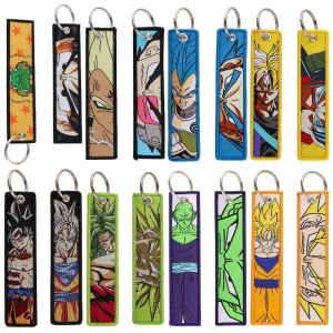 Anime Dragon Ball Keychain Wukong Fashion Trend Student Rope Beijita Cartoon Pendant Weaving Fabric pendant gift