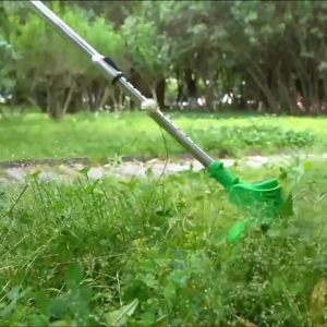 12V Grass Cutter Cordless Electric Lawn Mower Trimmer Rechargeable Portable Garden Pruning Weeder Grass Trimmer Brush