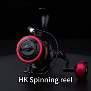 LINNHUE stainless steel Fishing Reel HK500 -7000 Metal EVA Grip 5.2:1 High Speed 10kg Max Drag