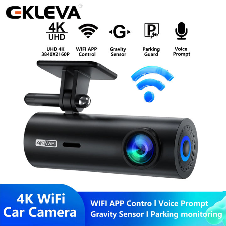 Ekleva UHD 4K 3840*2160P Camera Hành Trình Xe Hơi Máy ghi hình DVR phía ...