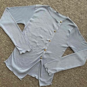 Arunika Blouse Body Fit Blouse Korean Top Cantik Blouse Rajut Knit Premium