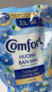 Nước xả Comfort một lần xả hương Ban Mai túi 31L