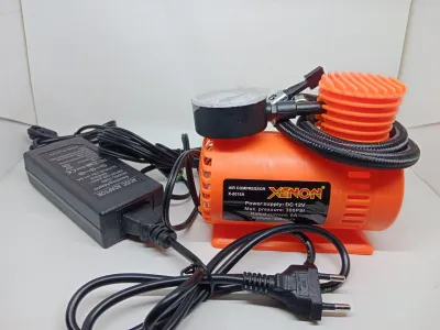 kompresor mini orange listrik /compressor mini xenon 300 PSI POMPA BAN MOBIL / Pompa roda mobil / Pompa kolam karet / Kompresor Mini Listrik original