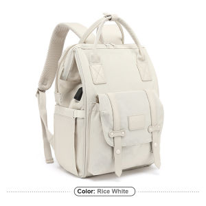 Multifunction Mommy Diaper Backpack with USB Ports Baby Bottle Insulated Pockets Large Capacity Baby Nappy Diaper Bag  Fashion Maternity Nursing Travel Bag Baby Care Bag for Mother Kid