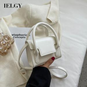 IELGY แฟชั่นที่เรียบง่ายอเนกประสงค์ Crossbody หนึ่งไหล่มือถือกระเป๋าสี่เหลี่ยมเล็กๆผู้หญิง