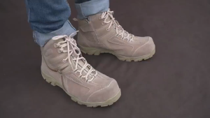 Sepatu Boots Safety Pria Delta Cordura 5AA Cream Sepatu Touring Kerja Proyek Naik Gunung Tracking Outdoor Haiking