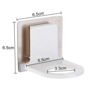 Alat Gantung Barang Syampu Bilik Air Wall Mounted Strong Suction Cup Shower Gel Shampoo Hook Shower Hand Soap Bottle Hanging Holder Bathroom Storage Rack Adhesive Wall Mounted Stainless Steel Shower Gel Bottle Holder With O-Ring