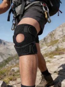 1PCS Adjustable Open-Patella Knee Support Brace with Stabilizer Patellar Tendon Strap Compression Sleeve for Men Women Arthritis