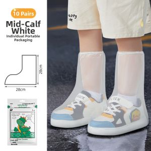DINGQING | Waterproof Slip-resistant Reinforced Durable High-cylinder Rain Shoe Covers