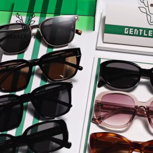 Gentle Fawn Kacamata Sunglasses Polarized Anti Silau Bentuk Kotak Bahan TR90+Acetate Kuat Kokoh Fashion Pria Wanita Trendy Style 5608