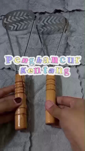 Alat Penghancur Kentang / Mashed Potato Masher Penghalus Perkedel Ubi Presser Penumbuk Stainless