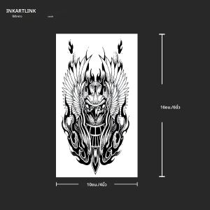 สติกเกอร์รอยสักชั่วคราวรูปหัวนกอินทรีรอยสักมหัศจรรย์กันน้ำรอยสักปลอมนานถึง15วันรอยสักกึ่งถาวร