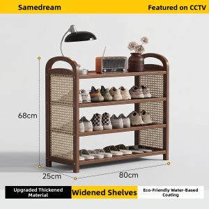 SAMEDREAM | Slim Door-mounted Multi-level Shoe Rack
