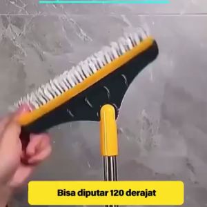 Sikat Pembersih Kamar Mandi 2 In 1 Sapu Sikat Pel Lantai Toilet Multifungsi