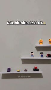 ambalan susun dingding tempel minimalis serbaguna modelterbaru 1set 3susun