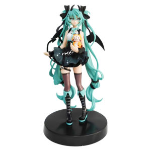 Bandai | Hot Anime Figurine 21cm Hatsune Miku Standing Posture Series Devil Cute Action Model Pvc Toys Desktop Collection Gifts In Stock