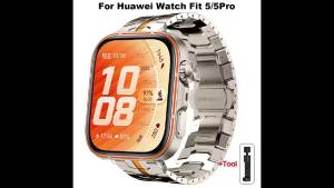 Stainless Steel Strap For Huawei Watch Fit 5/5Pro/4/4Pro Luxury Business Metal Bracelet For Huawei Watch Fit 3 Fit 4 Watchbands