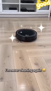 Tixx Smart Robot Vacuum 3000Pa Cordless Automatic Cleaner sweep and Mopping Long Battery Life Anti-Tangle LDS Laser Navigation