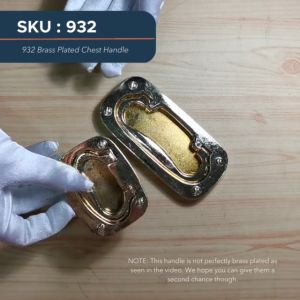 Classic Brass Plated Cabinet Handle