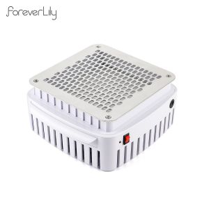 foreverlily Nail Dust Suction Desktop or Embedded Strong Suction Replaceable Filter Dual-Use Nail Collector