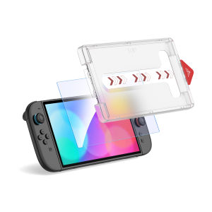 Iine Switch 2 miếng dán màn hình kính cường lực kính cường lực độ nét cao với ứng dụng dễ dàng Bộ thiết bị chính xác chống vân tay mạnh mẽ cho công tắc 2