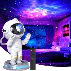 Galaxy Star Máy Chiếu Đèn Ngủ Phi Hành Gia Đèn 2023 Bầu Trời Đầy Sao Nhà Trang Trí Phòng Ngủ Trang Trí Đèn LED Đèn Quà Tặng