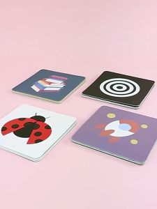 [4 at $9.90] Montessori Baby Visual Stimulation Cards (0-36 Months) Early Educational Baby Learning Cognition