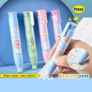 Eraser Retractable Pressable Eraser Pen: A Cute & Creative Study Stationery Solution