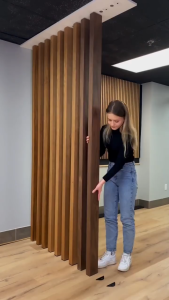 Partisi Hollow Pvc / Kisi Kisi Partisi Penyekat Ruangan / Hollow PVC Sekat Ruangan Indoor 290cm (5x5/10x5)