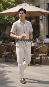 Dép Nam Da Bò Thật Quai Ngang Đan Chéo Chữ H Độc Đáo Pierre Cardin 177
