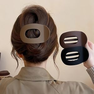 Hàn Quốc Thanh Lịch Mờ Axit Axetic Vuốt Tóc Kẹp Cho Nữ Hình Học Thời Trang Hairgrip Thìa Kẹp Tóc Barrettes Cho Đuôi Ngựa