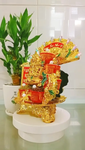 Tháp Ngọc Thực Thần Tài - Trang Trí Tết/Trưng Bàn Thờ