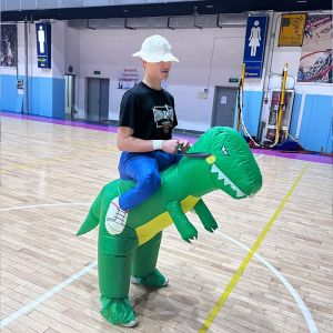 YU XUAN | Kids Dinosaur Inflatable Costume Hilarious Dress-up
