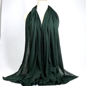 Khăn Choàng Hijab Chất Liệu Cotton Modal Dành Cho Nữ Khăn Choàng Dài Kiểu Muslim Khăn Turban Trơn Mềm Mại Kích Thước 170x60cm Kiểu Dáng Thường Ngày Băng Đô Châu Phi
