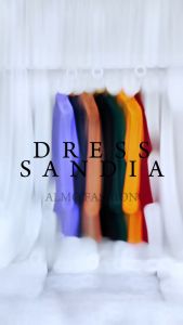 ALMO FASHION [HN] - Dress Sandia / Dress Wanita Kekinian / Baju Wanita Model Baru / Dress Korean Style / Dress / Dress Pesta / Pakaian Wanita / Baju Wanita Terbaru Kekinian Viral /Dress Wanita Pendek/ Dress Korea / Midi Dress Terbaru / HN02