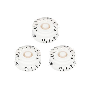 IRIN | IRIN 3 Cái/bộ Trắng Acrylic Đàn Guitar Điện Âm Lượng Âm Núm Top Nắp Điều Khiển Tốc Độ Đàn Guitar Phụ Kiện Thay Thế