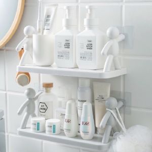 Giá Treo Để Đồ Gắn Tường Hình Người Trang Trí Decor Nhà Tắm Chất Liệu Nhựa PP Chắc Chắn Siêu Sang Tiện Dụng