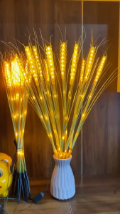 Combo 10 Bông Lúa Đèn Led Trang Trí Hút Tài Lộc Rước May Mắn Vào Nhà