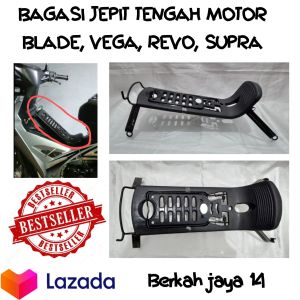 BAGASI PLASTIK JEPIT TENGAH JEPRET SEPEDA MOTOR GRAND SUPRA REVO BLADE VEGA HARGA MURAH BERKUALITAS WARNA HITAM