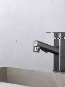 KOKOMO ก๊อกน้ำ ก๊อกอ่างล้างหน้า หมุน 360° น้ำก๊อกน้ำร้อนและเย็นแบบดึงออกได้สำหรับอ่างล้างหน้า ก๊อกน้ําอ่างล้างจาน ห้องน้ําก๊อกน้ำ ปรับน้ำได้ 2 โหมด