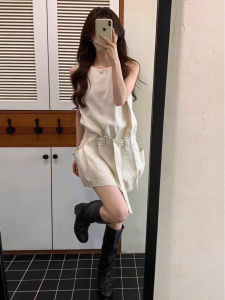 SENWA | Sleeveless Mini Dress for Petite Women
