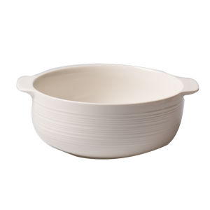 SHELI | Large Double-Eared Ceramic Soup Bowl