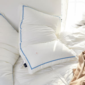 Pure Cotton Soft Washable Pillow Core Single Person Student Bedroom Japanese Style Floral Series down Alternative Pillow