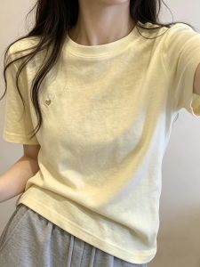 V.C.I | Pure Cotton Embroidery Loose Slim Fit T Shirt