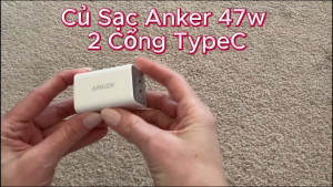 Củ Sạc Anker Nano 3 47w A2039 2 Cổng Type-C Sạc Nhanh PD3.0 PPS2.0 45w QC3.0 Cho điện thoại tablet