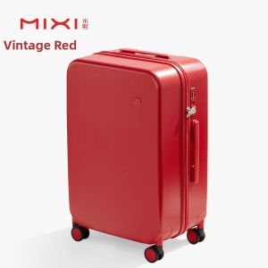 Mixi | Bridal Red Password-Protected Travel Suitcase 20 inch