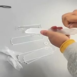 3 Tier Acrylic Display Stand Durable Display Rack For Cupcake Perfume Doll Transparent Trapezoidal Blind Box Storage Shelf