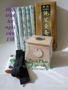 Hộp trúc cứu ngải.Hộp ngải cứu trúc cao cấp 1 lỗ  Dùng hơ điếu ngải cứu nhang ngải.
