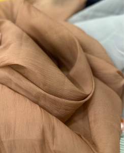 [ VẢI NAKI ]Vải Voan tơ nến mềm mại lên đầm váy đồ thiết kế trang trí khổ 1.45m